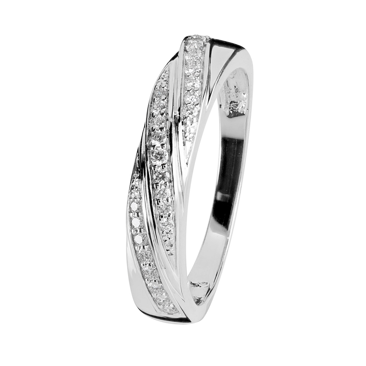 Kohinoor diamond ring white gold 0.18 ct 033-9844V