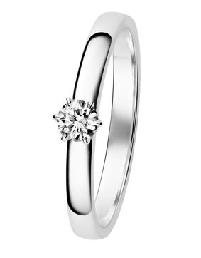 Kohinoor 034-248V-20 diamond ring white gold Leonora