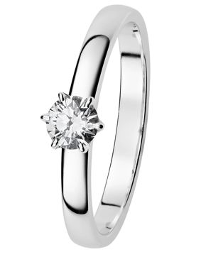 Kohinoor 034-248V-30 diamond ring white gold Leonora