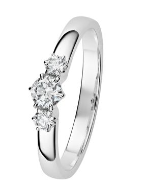Kohinoor 034-248V-31 diamond ring white gold Leonora