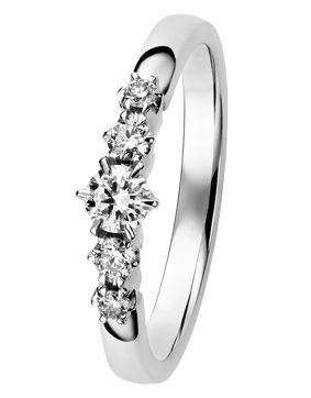 Kohinoor 034-248V-33 diamond ring white gold Leonora