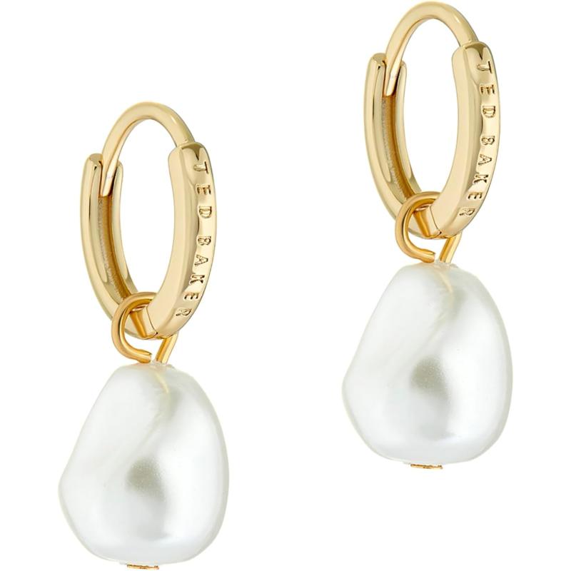 Ted Baker Periaa gold colored barock pearl-earrings 06-TBJ3121-02-28