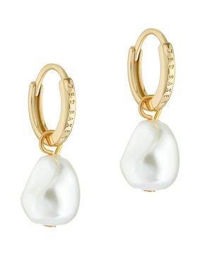 Ted Baker Periaa gold colored barock pearl-earrings 06-TBJ3121-02-28