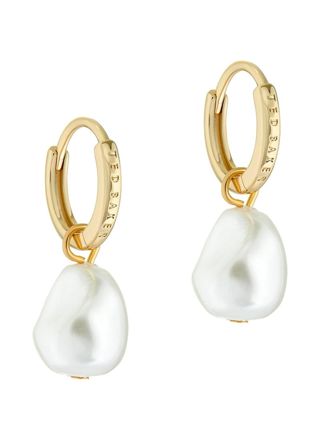 Ted Baker Periaa gold colored barock pearl-earrings 06-TBJ3121-02-28