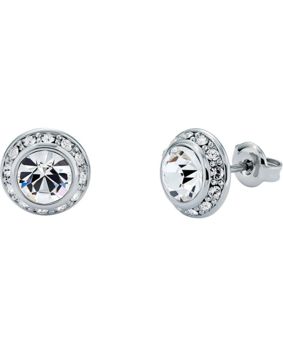 Ted Baker Soletia silver colored halo earrings 06-TBJ3698-01-02
