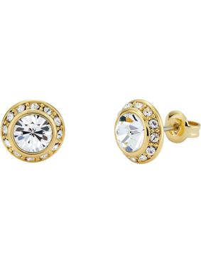 Ted Baker Soletia gold colored halo earrings 06-TBJ3698-02-02