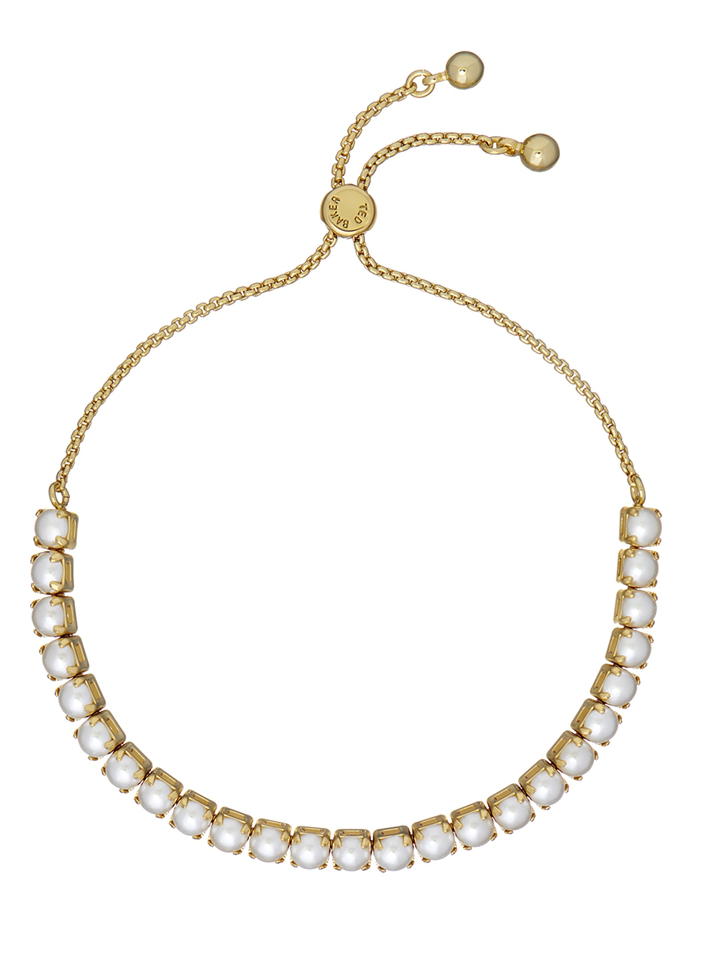 Ted Baker Perrmel gold colored pearl tennisbracelet 06-TBJ3828-02-28