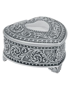 Jewellery box heart 078390