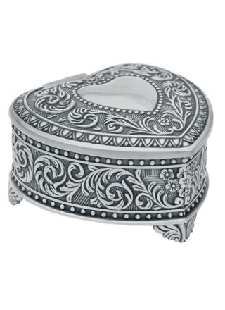 Jewellery box heart 078390