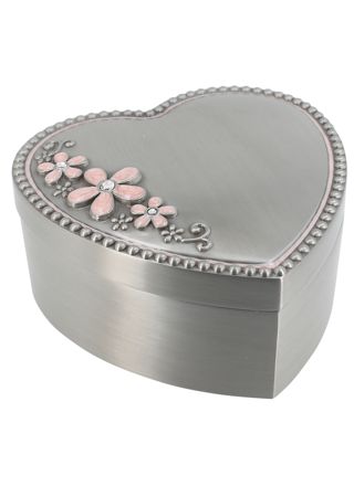 Musical jewellery box heart 078689
