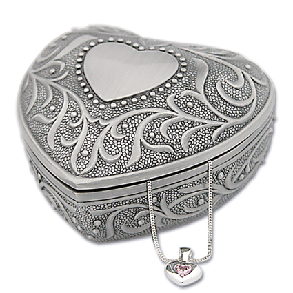 Jewellery box heart 078710