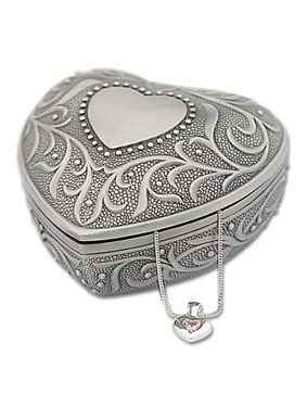 Jewellery box heart 078710