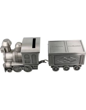 Piggy bank Train and a cart 078741