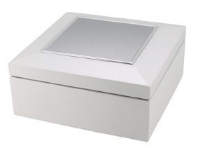Jewelry box small white 078830