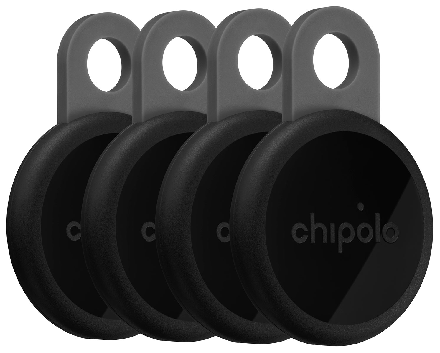 Chipolo LOOP Bluetooth tracker 4kpl set black