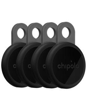 Chipolo LOOP Bluetooth tracker 4kpl set black