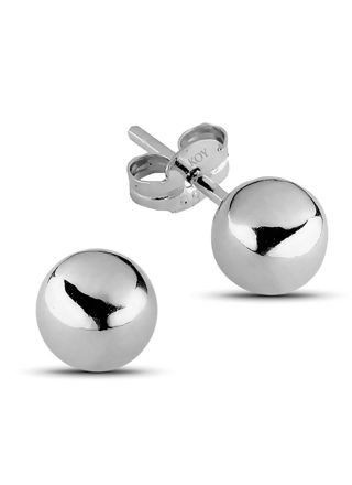 Goldearrings ball 4mm 100221W