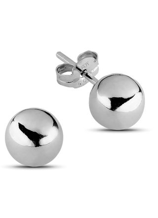 Goldearrings ball 5mm 100231W