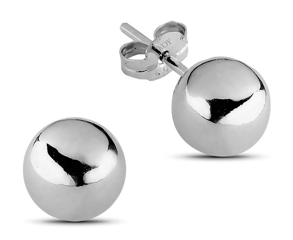 Goldearrings ball 6mm 100241W