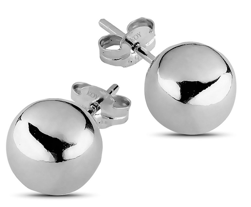 Goldearrings ball 7mm 100251W