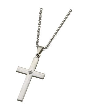 Saurum confirmation cross with diamond 5020 30 000