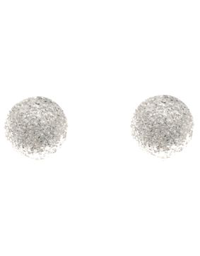 Silver Bar Diam earrings clear 5 mm 1036