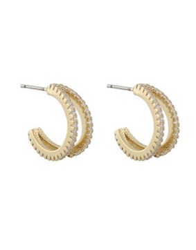 SNÖ Of Sweden Hanni double ring earrings g 1058-5300251