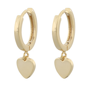 SNÖ Of Sweden Vital small ring earrings plain g 1063-5500257