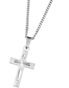 Saurum silver cross necklace 5077 00 000