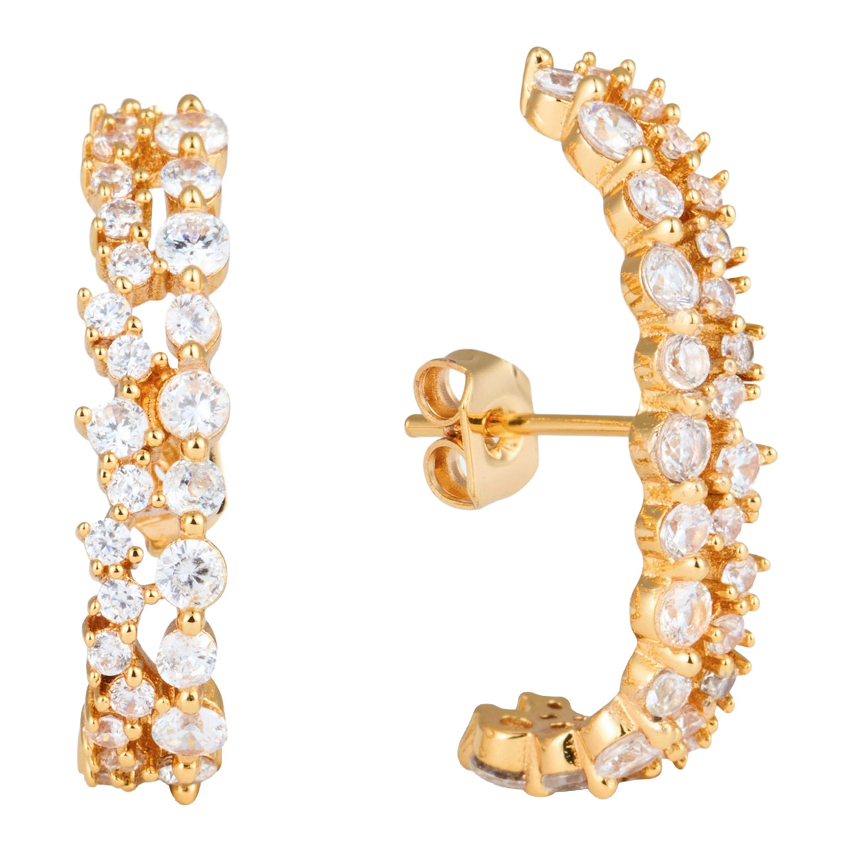 Sparv 10 PM earrings gold-plated 13800101
