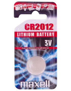 Maxell lithium battery CR2012