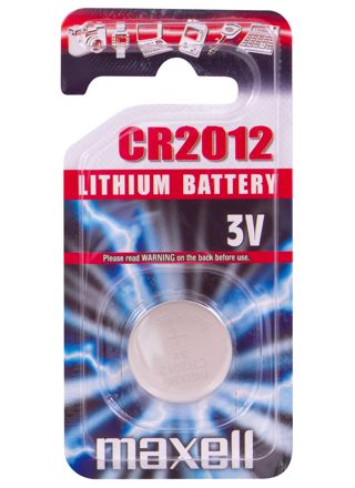 Maxell lithium battery CR2012