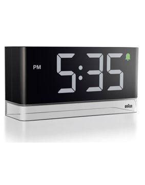Braun digital alarm clock with reading light BC27B