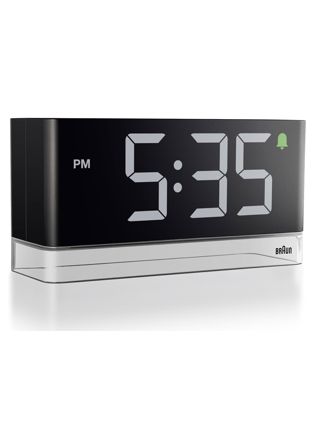 Braun digital alarm clock with reading light BC27B