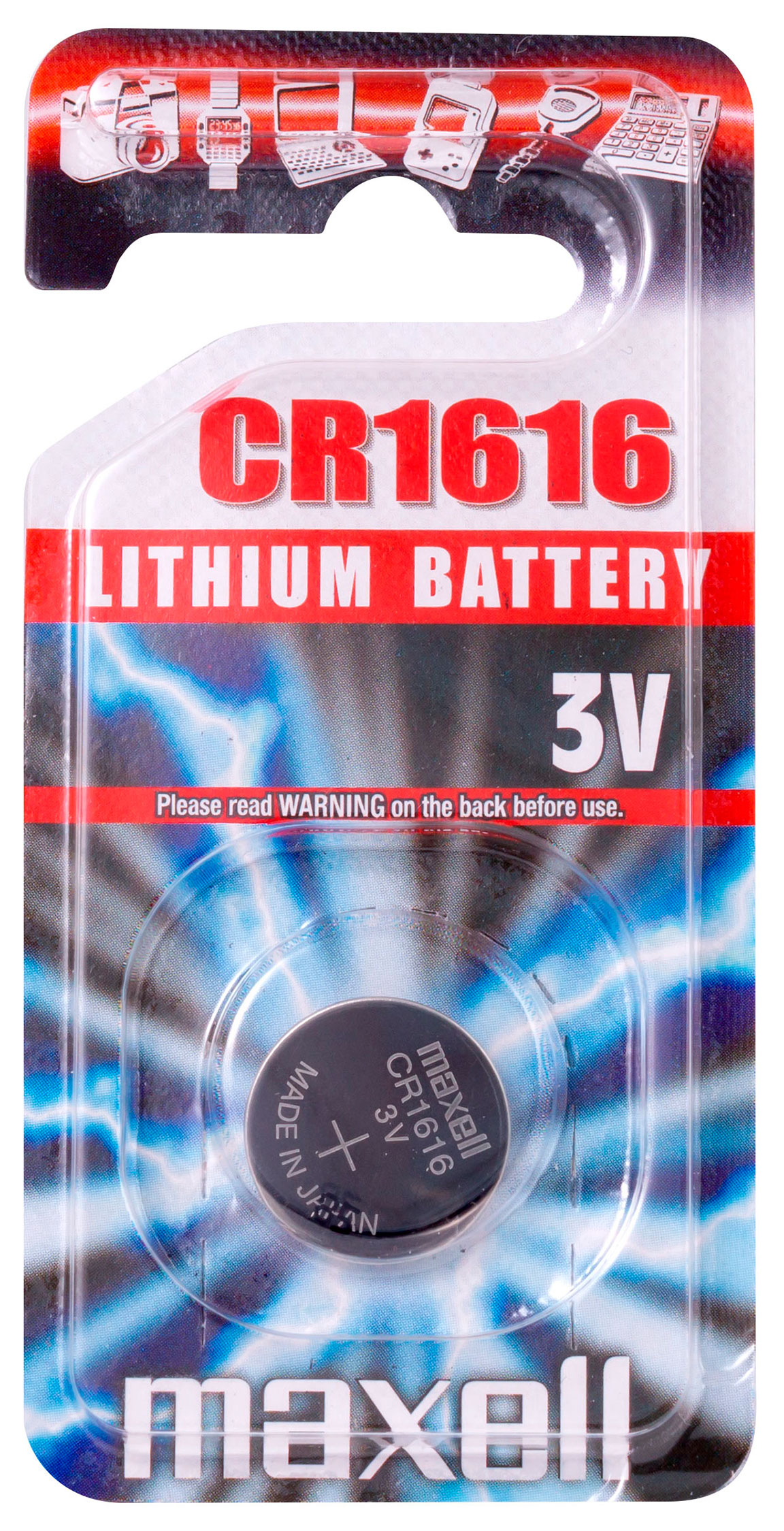 Maxell lithium battery CR1616 3V