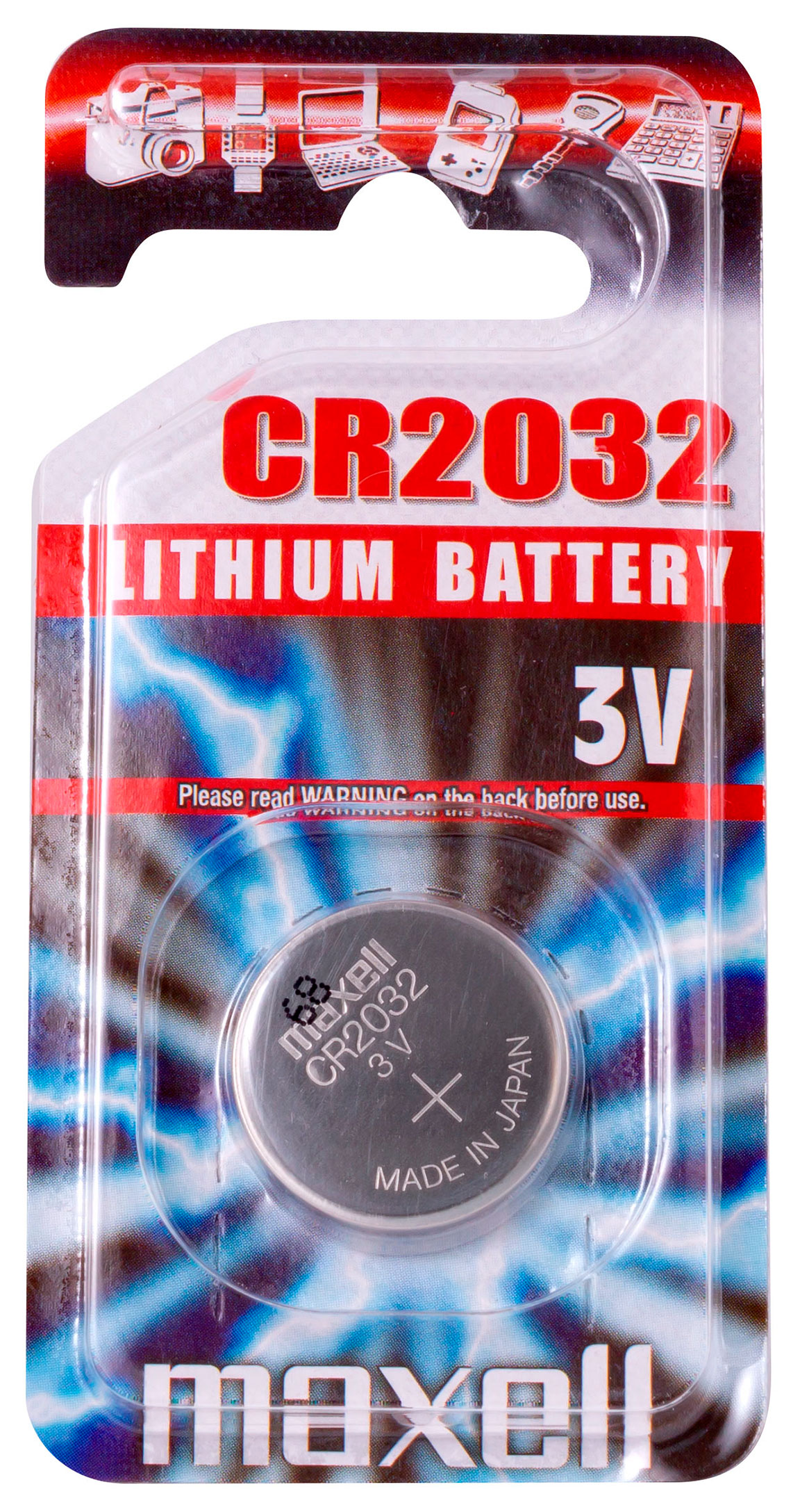 Maxell button battery CR2032 3V