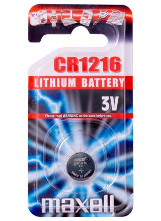 Maxell lithium battery CR1216 3V