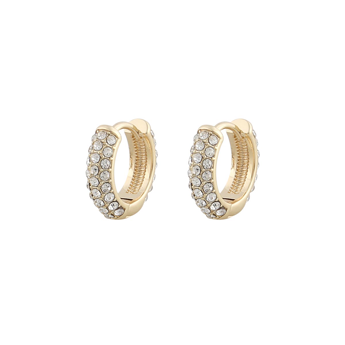 Snö of Sweden Wednesday small gold-plated hoop earrings 15 mm 1092-5500251