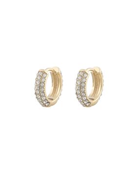 Snö of Sweden Wednesday small gold-plated hoop earrings 15 mm 1092-5500251