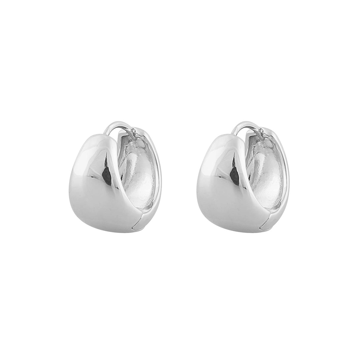 Snö of Sweden Core Pure oval hoop earrings 16 mm 1200-5100256