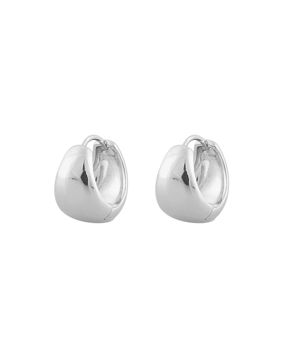 Snö of Sweden Core Pure oval hoop earrings 16 mm 1200-5100256