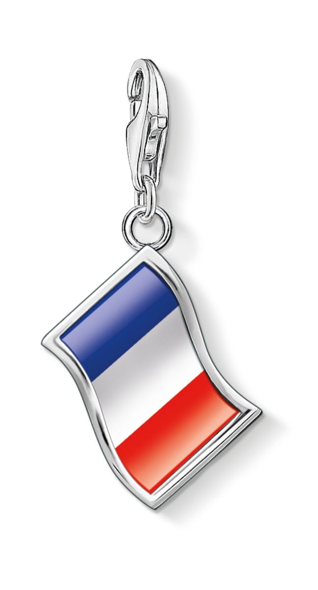 Thomas Sabo Charm Club Charmista Paris Charms French Flag charm 1169-603-7