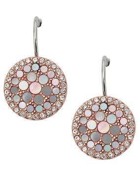 Fossil earrings Disc Drop JF01737791