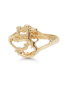 Gold babtism ring 120