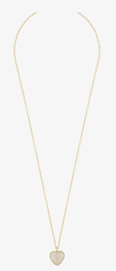 SNÖ of Sweden Sanne Heart Pendant Necklace 42 1220-0442251