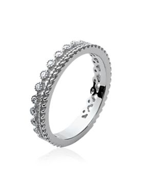 Lykka Casuals silver eternity ring 3,5 mm