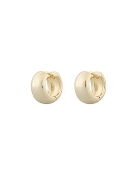 Snö of Sweden Nine small gold-plated hoop earrings 13 mm 1216-6500257