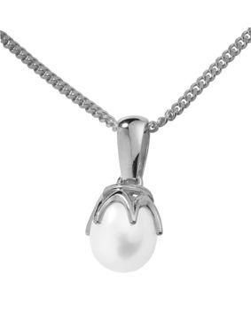 Kohinoor white gold pearl pendant 123-13V-7