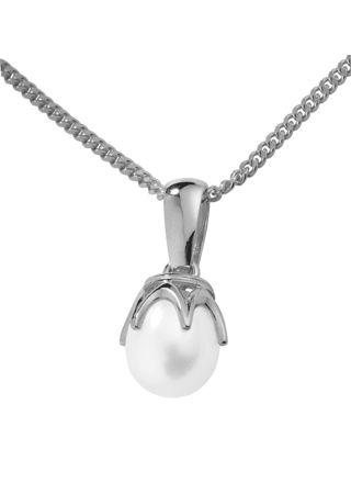 Kohinoor white gold pearl pendant 123-13V-7