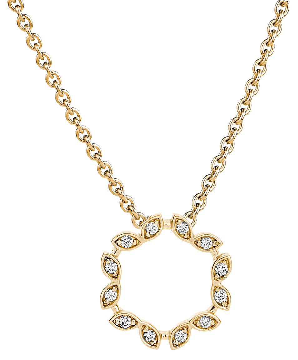 Kohinoor Swan Diamond Pendant Gold 123-433-06